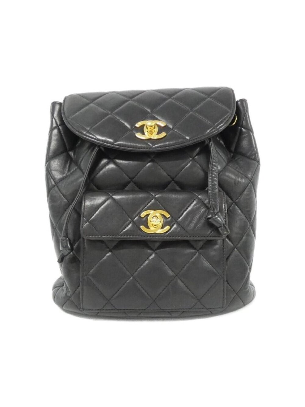 Chanel Vintage Backpack Black